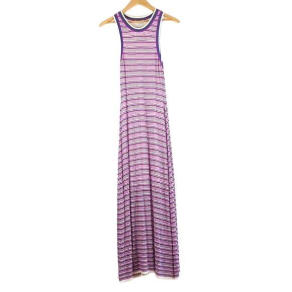 Veronica Beard Sivan Striped Knit Maxi Dress MSRP $428 Size Large - Picture 6 of 12